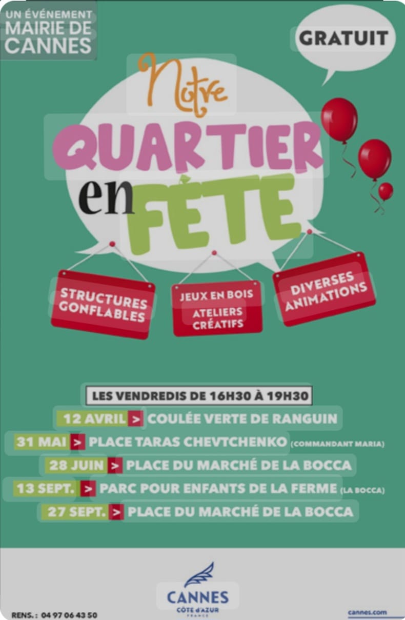 QUARTIER EN FÊTE - CANNES ECHECS PRÉSENT !